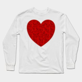 Rose Heart Long Sleeve T-Shirt